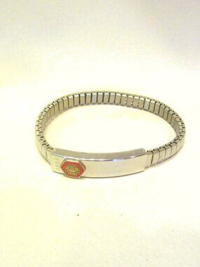 VTG STAINLESS STEEL STRETCH BAND, MEDICAL ALERT BRACELET